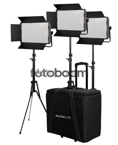 Kit 3 Paneles CN-1200SA LED + Maleta