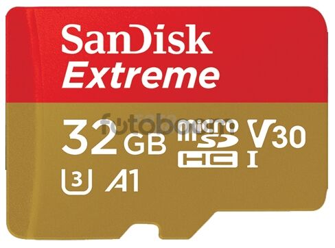 Micro SDHC EXTREME 32GB V30 100Mb/s + Adaptador