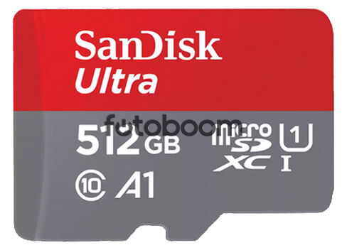 Micro SDHC ULTRA 512GB 120Mb/s + Adaptador