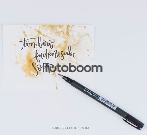 Tombow Fudenosuke, punta blanda