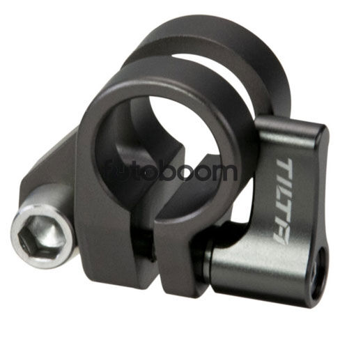Soporte lateral de varilla simple de 15 mm (gris)