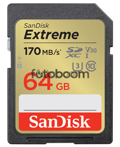 Secure Digital SDXC UHS-I 64GB V30 170MB/s