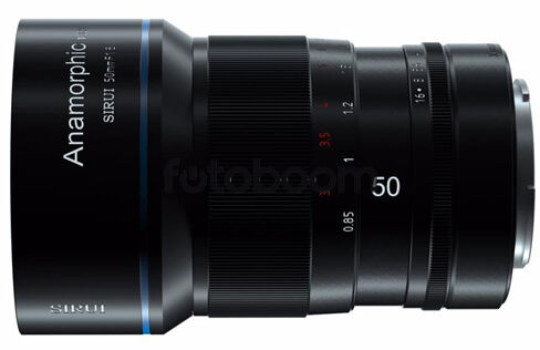 50mm f/1.8 x1.33 Anamórfico Sony E