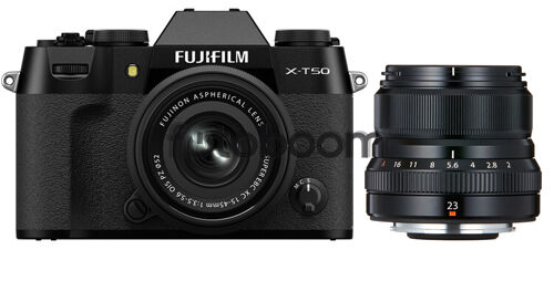 X-T50 Negra + 15-45mm f/3.5-5.6 XC OIS PZ + 23mm f/2 R WR Negro + 200E BONIFICACION X + 10% EXPERIENCE DAY