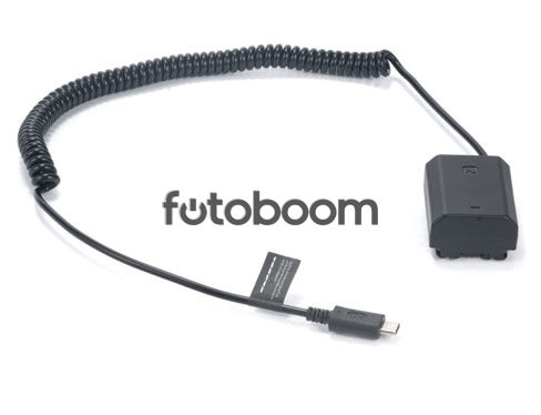 Batería dummy NP-FZ100 a USB-C PD