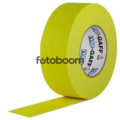 Cinta Gaffer 48mm x 22,8m (Amarillo Fluorescente)