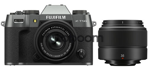 X-T50 Plata Carbón + 15-45mm f/3.5-5.6 XC OIS PZ + 35mm f/2 XC + 200E BONIFICACION X + 10% EXPERIENCE DAY