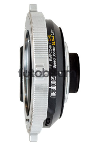 Canon EF Lens a cuerpo BMPCC4K T Cine Speed Booster ULTRA 0.71x