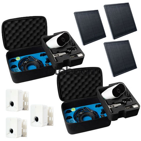 Kit 3x Pack Tikee mini PLUS + 3x Tikee Sentinel + 3x Solar Panel - BLACK FRIDAY ENLAPS