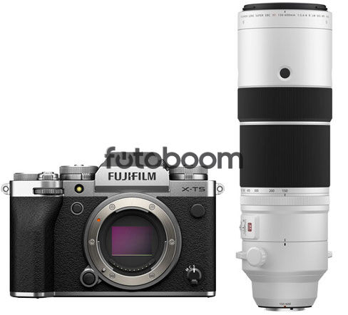 X-T5 Plata + 150-600mm f/5.6-8 R LM OIS WR X + 400E BONIFICACION X + 10% EXPERIENCE DAY