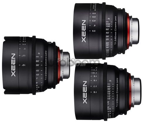 KIT XEEN 24mm/50mm/85mm PL