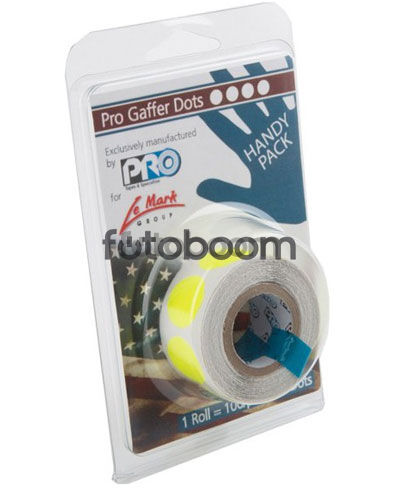 ProGaff Dots de 19mm (Amarillo Fluorescente)