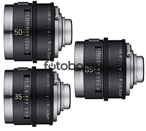 KIT XEEN MEISTER 35mm/50mm/85mm (Full Frame, Montura PL)