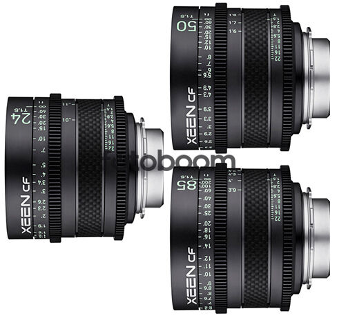 KIT XEEN CF 24mm/50mm/85mm PL