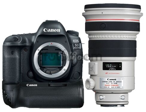 EOS 5D Mark IV + 200mm f/2L IS USM + BG-E20 + LP-E6 + 200E BONIFICACION Estudiantes CANON