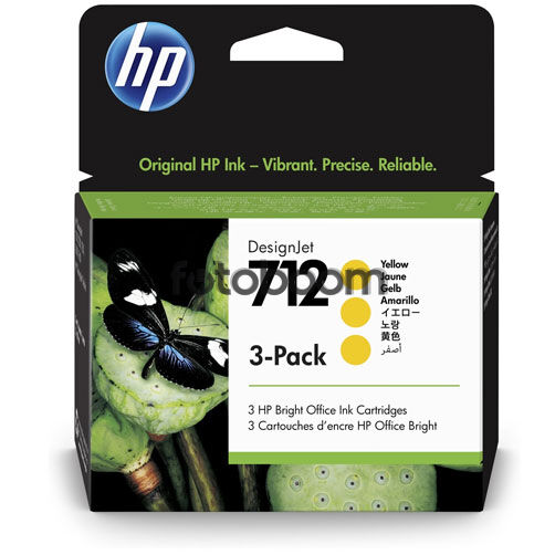 Tinta DesignJet 712 (Amarillo, 3x29ml)
