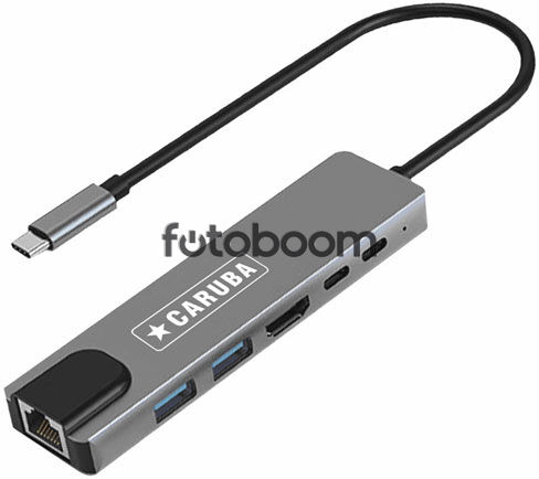 Hub 6 en 1 USB-C con Ethernet