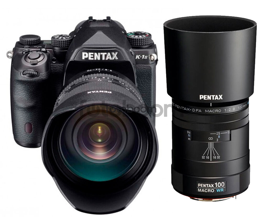 K1 Mark II + 24-70mm f/2.8 FA WR HD + 100mm f/2.8 WR Macro con 500E - BLACK FRIDAY PENTAX