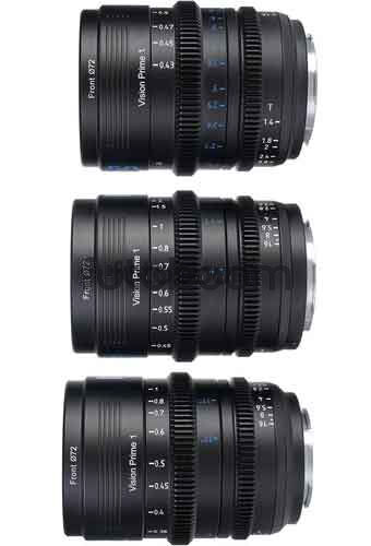 KIT VISION PRIME 24/35/50 (FF, Negro, E-Mount)