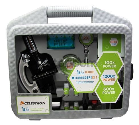 Kit de microscopio en maleta (28 piezas)