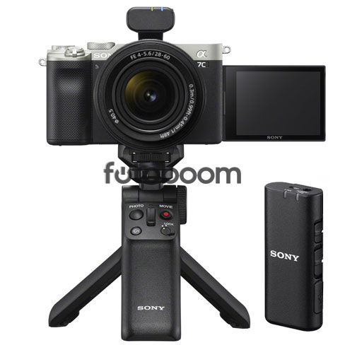 Alpha A7C Plata + 28-60mm f/4-5,6 + ECM-W2BT + GPVPT2BT - BLACK FRIDAY SONY