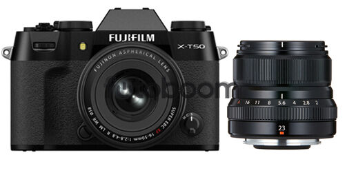 X-T50 Negra + 16-50mm f/2.8-4.8 XF R LM WR + 23mm f/2 R WR Negro + 200E BONIFICACION X + 10% EXPERIENCE DAY