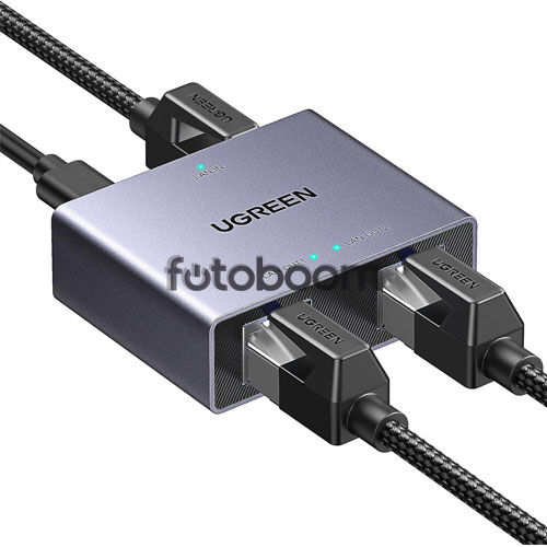 Switch Ethernet Splitter Gigabit 1 a 2 1000Mbps