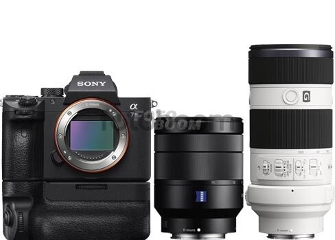 Alpha A7MIII + 24-70mm f/4 FE ZA OSS + 70-200mm f/4 G OSS FE + VG-C3M + 50EU CASHBACK SONY SUMMER