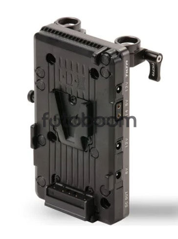 Placa de batería Tiltaing V-Mount V2 gris